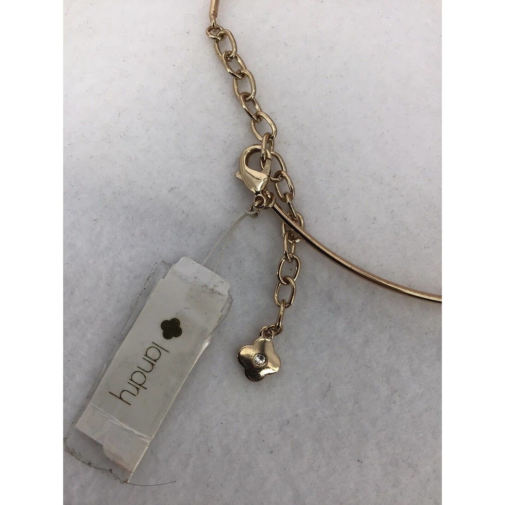 Iandry Fashion Matchstick Collar Necklace Gold Tone - Picture 10 of 10